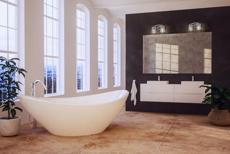 Aubrey 2 Light Vanity in Brushed Nickel Finish by Z-Lite