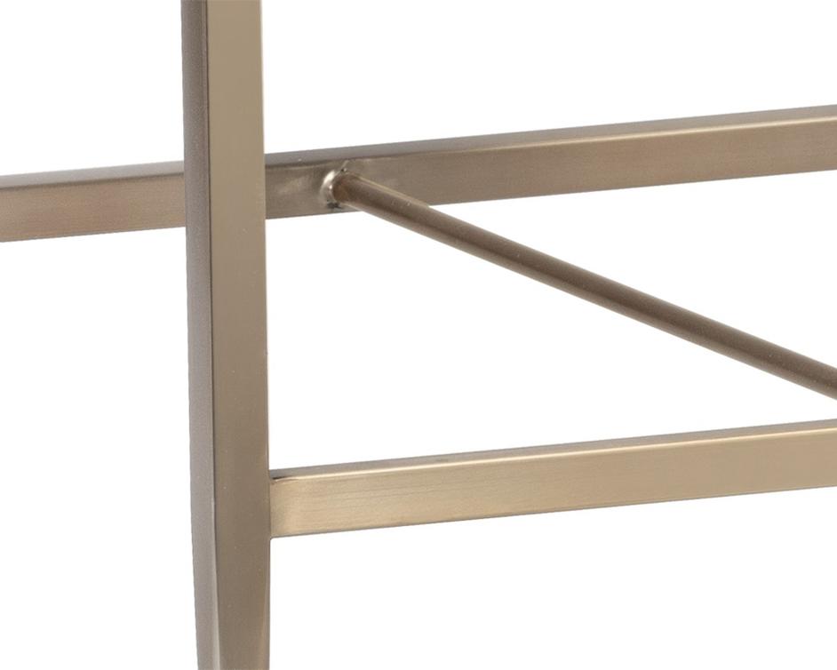 Gesa Counter Stool - Polo Club Stone by Sunpan