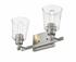 Bohin 2 Light Vanity in Brushed Nickel  Finish by Z-Lite
