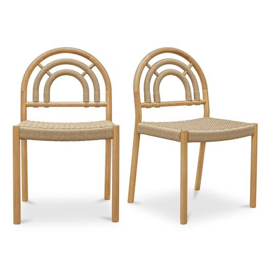Avery Dining Chair Natural – Set Of Two by Moes Home