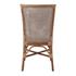 Tatum Rattan Side Chair In Canary Brown by New Pacific Direct