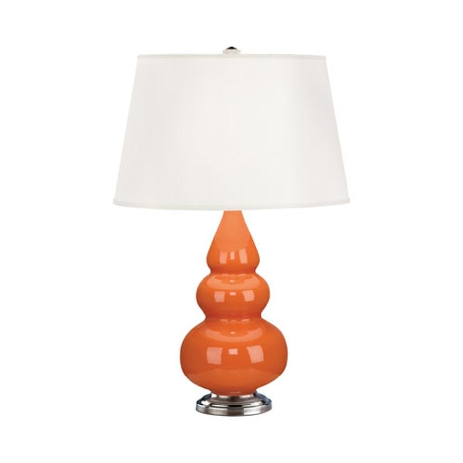 Pumpkin Small Triple Gourd Accent Lamp by Robert Abbey