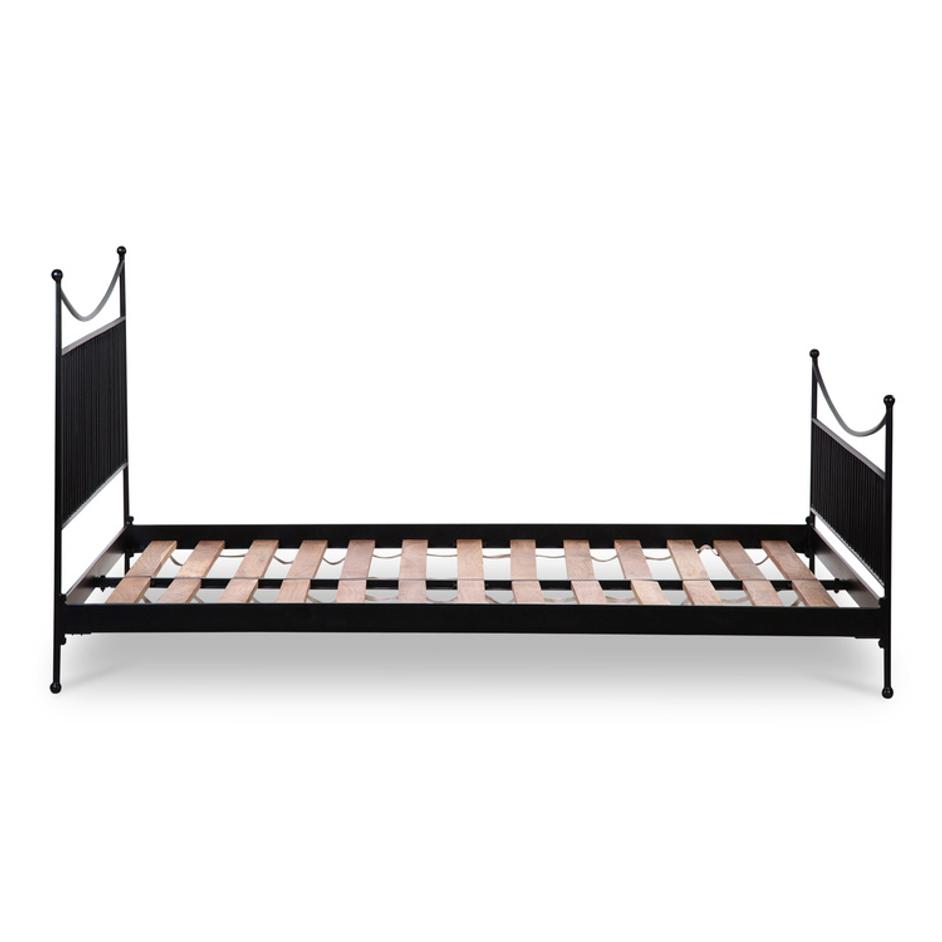 Monet King Bed Black by Moes Home