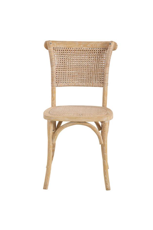 White Washed Halsey Side Chair by Furniture Classics