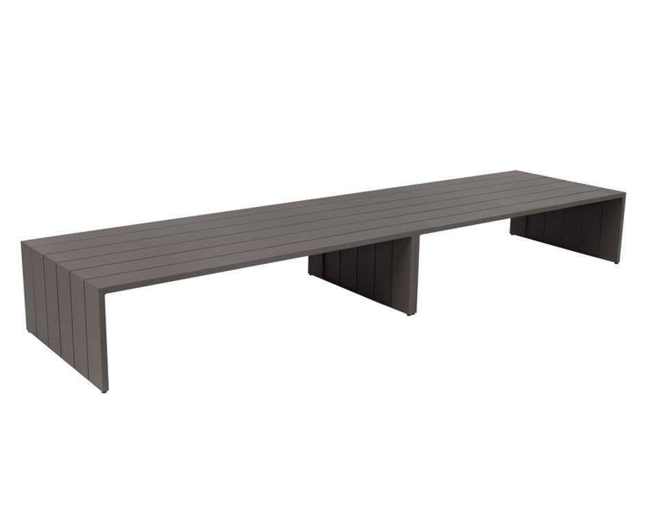 VERIN COFFEE TABLE - WARM GREY by Sunpan