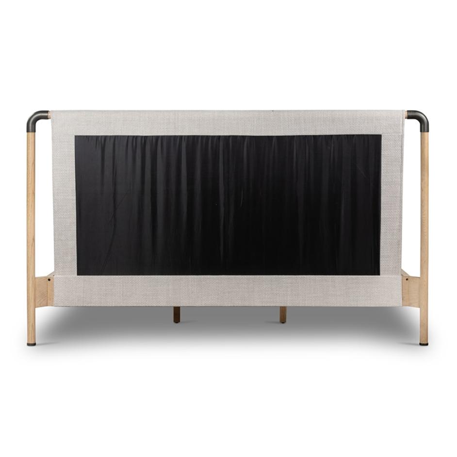 Harriett Bed In Gibson Wheat In King by FOUR HANDS