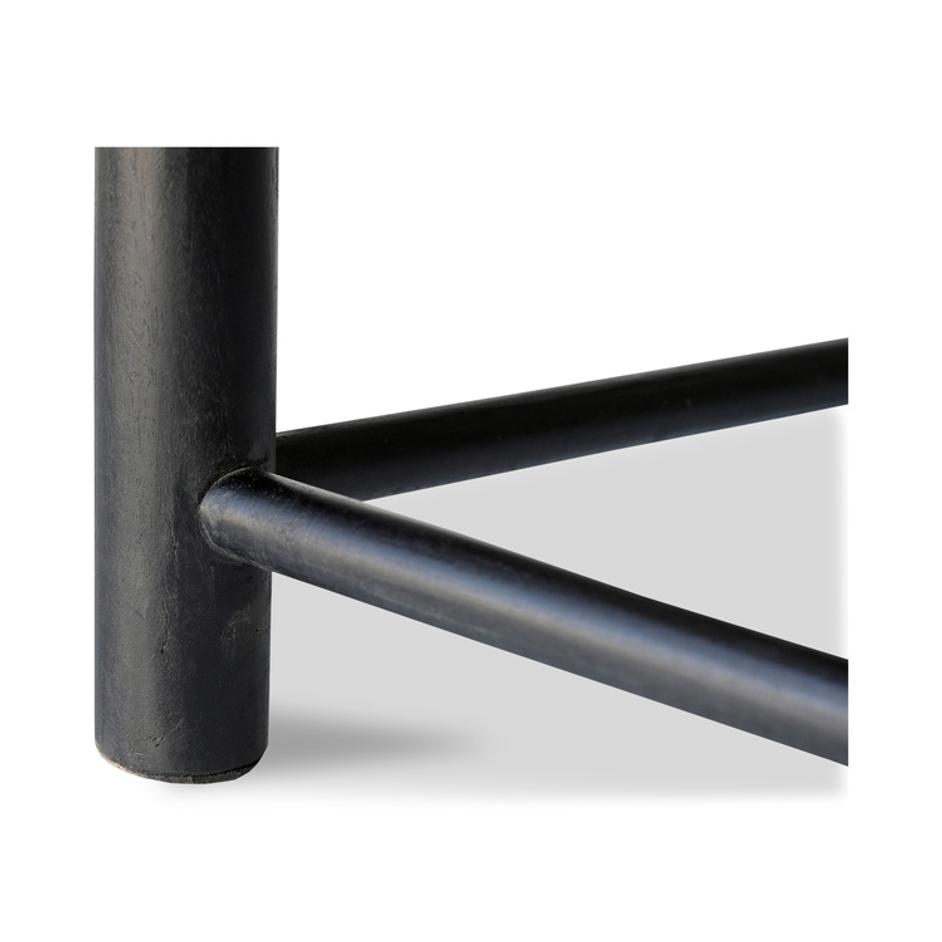 Selby Stool Burgundy by Moes Home