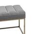 Darius Fabric Bench In Montello Gray by New Pacific Direct