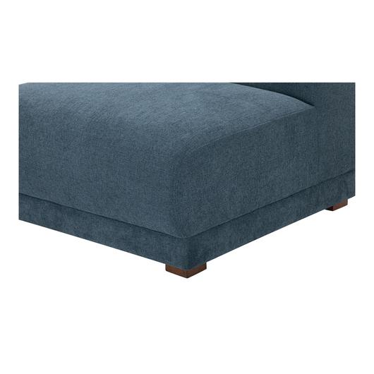 Fraser Slipper Chair Deep Blue by Moes Home