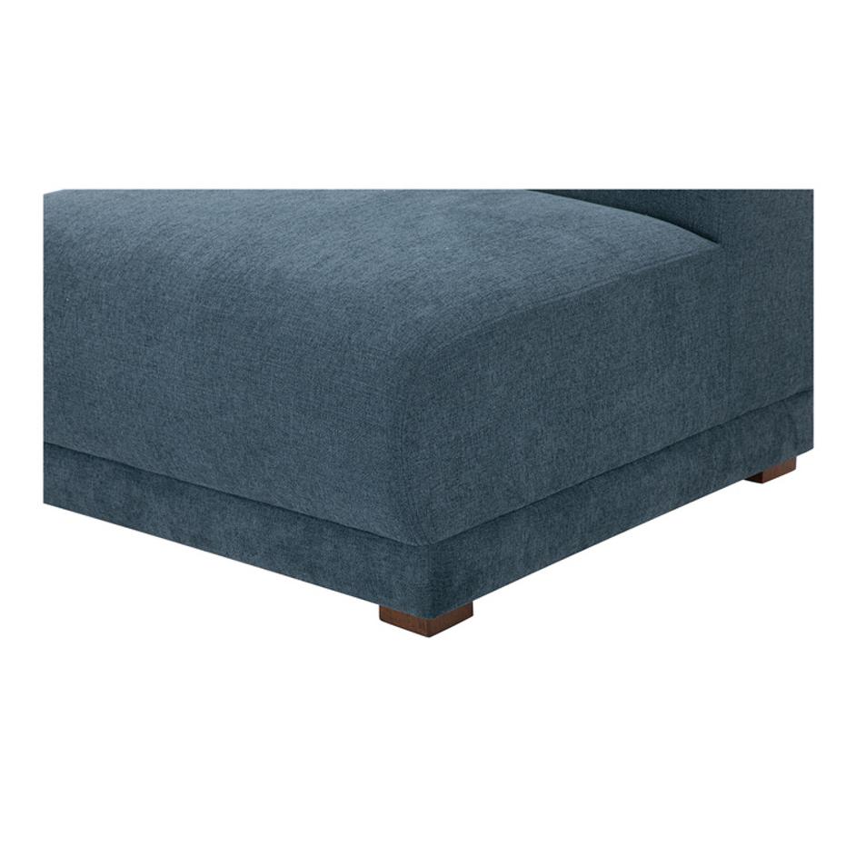 Fraser Slipper Chair Deep Blue by Moes Home