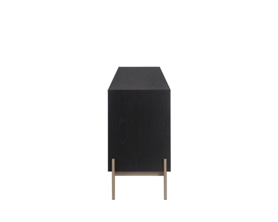 AVIDA SIDEBOARD - LARGE - GOLD - BLACK/NATURAL by Sunpan
