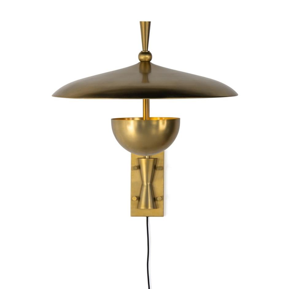 Bennington Sconce - Antique Brass Iron by Four Hands