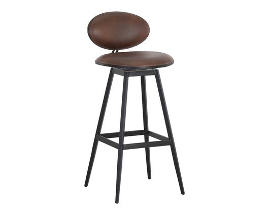 EMBER SWIVEL BARSTOOL - BRAVO COGNAC by Sunpan