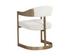 BEAUMONT DINING ARMCHAIR - ANTIQUE BRASS - RHEA LIGHT BARLEY by Sunpan