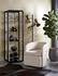 AMBRETTA BOOKCASE - SMALL - BLACK / SMOKE GREY by Sunpan