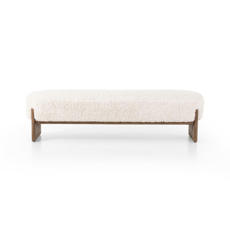 Kirby Accent Bench - Andes Natural by Four Hands