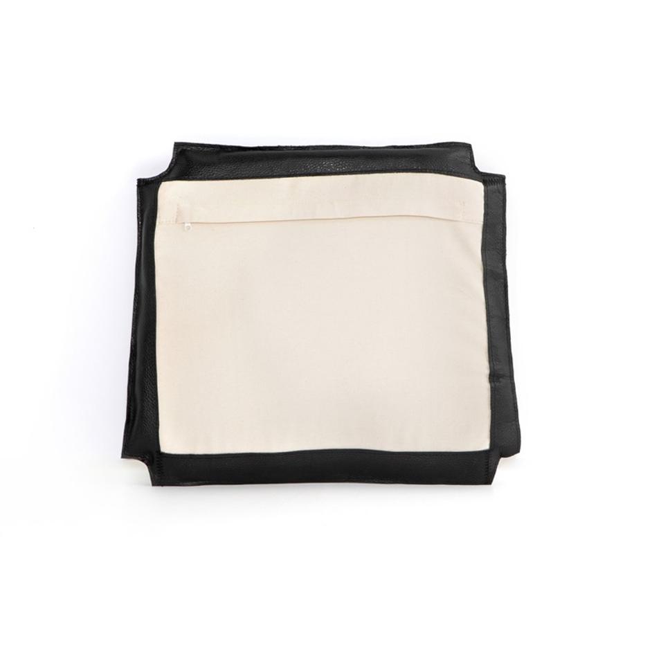 Muestra Seat Cushions - Pebble Black by Four Hands