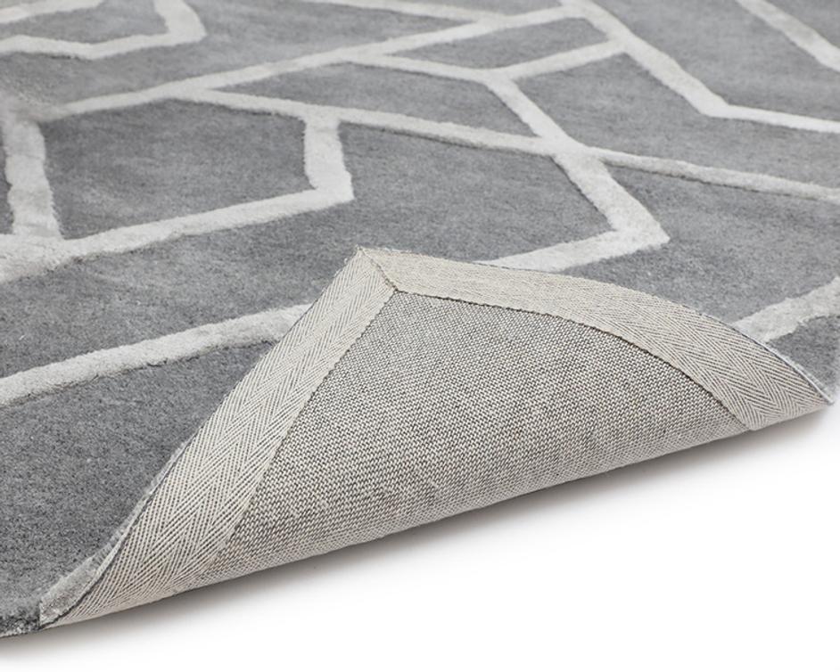 ZIZI HAND-TUFTED RUG - GREY - 9' X 12' by Sunpan