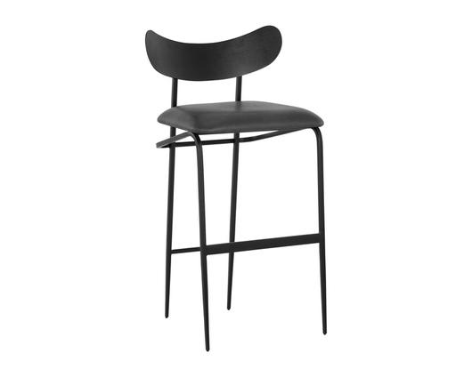 GIBBONS BARSTOOL - BLACK - BRAVO PORTABELLA by Sunpan