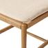 Dara Bar Stool In Broadway Dune And Natural Paper Cord And Toasted Ash by Four Hands