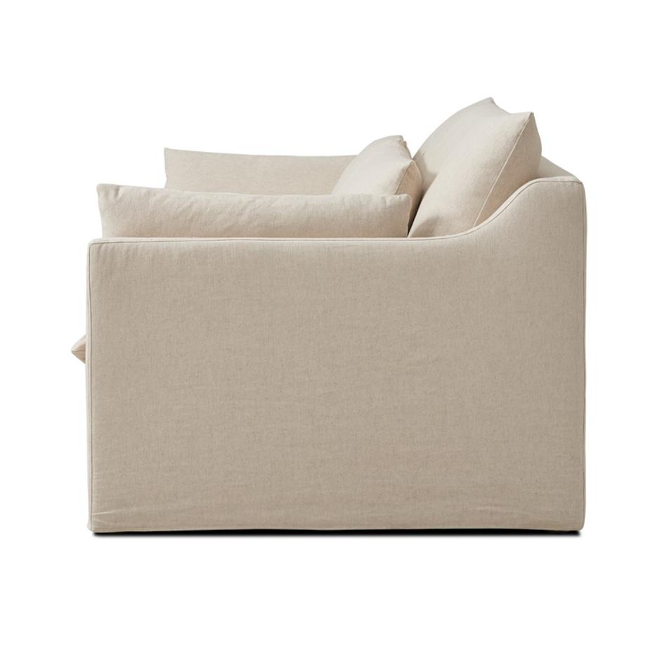 Zadie 88" Sofa in Newcastle Natural by FOUR HANDS