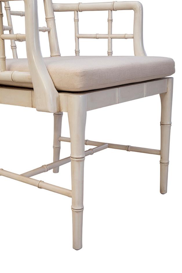 Cream Hugo Arm Chair by Furniture Classics