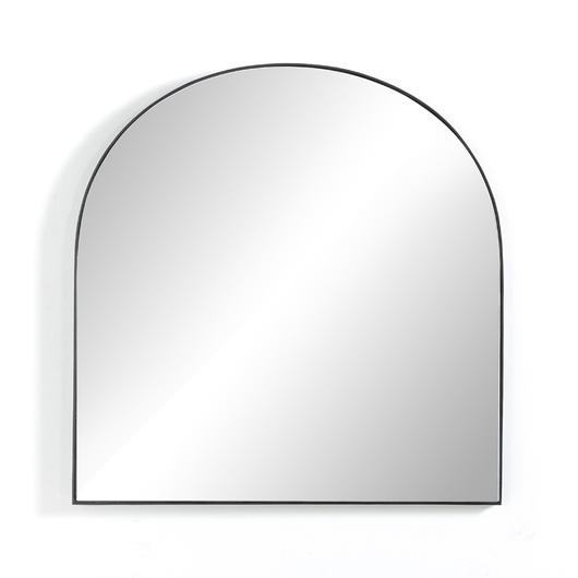 Georgina Wide Mirror In Iron Matte Black by FOUR HANDS