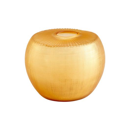 Sun Flower Vase in Amber by Cyan Design