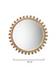 Brighton Round Wood Mirror, Natural by Jamie Young