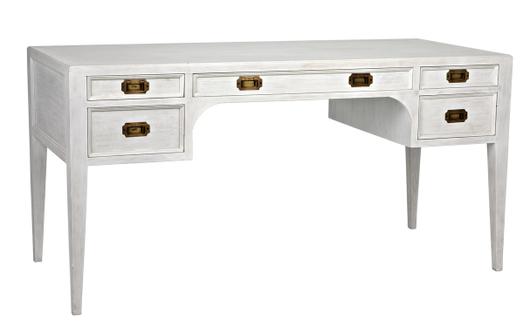 Africa Desk, White Wash by Noir Furniture