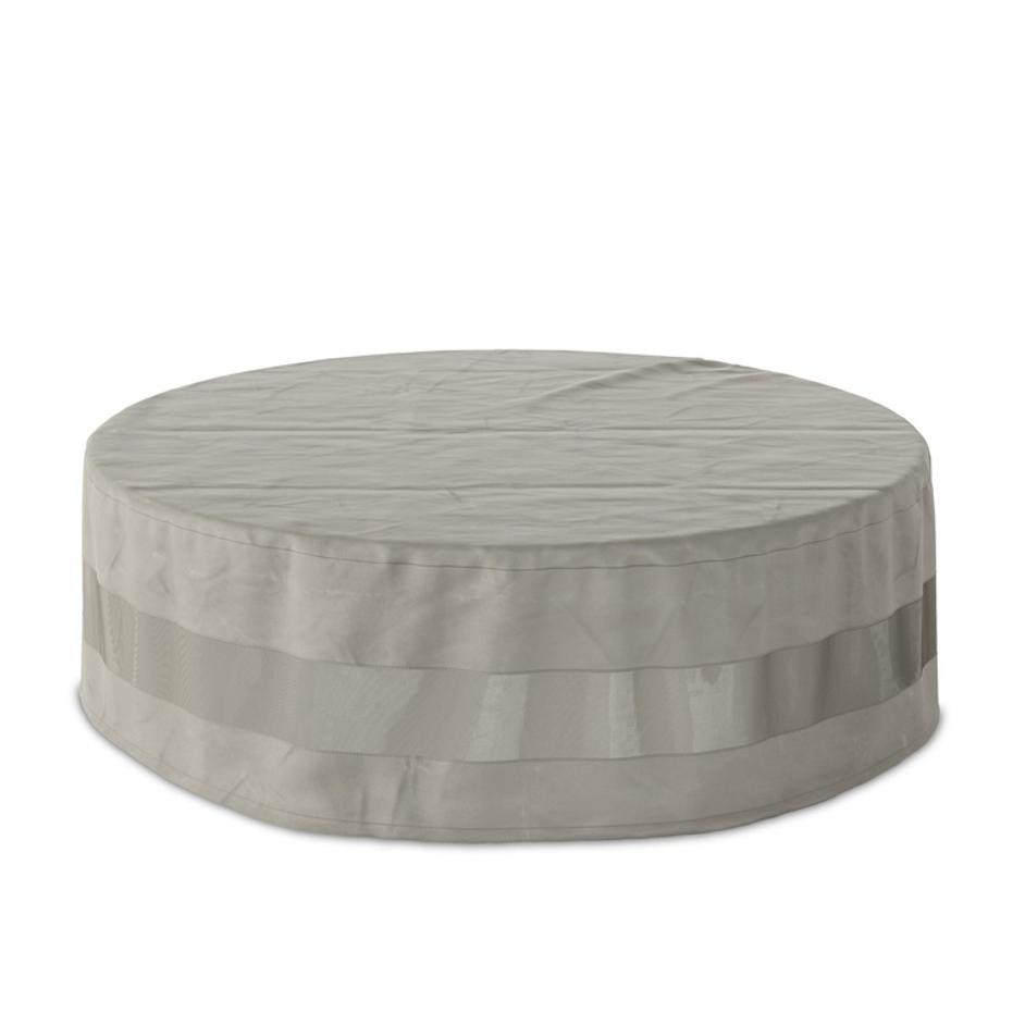 Weatherproof Outdoor Round Coffee Table Cover - Baron Grey by Four Hands