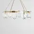 Gina Chandelier Gold by Classic Home