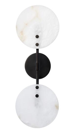 Oracle Alabaster Sconce by Jamie Young