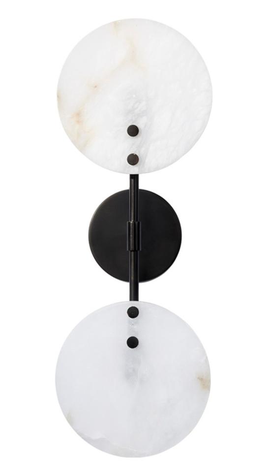 Oracle Alabaster Sconce by Jamie Young