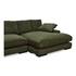 Plunge Sectional Dark Green by Moes Home