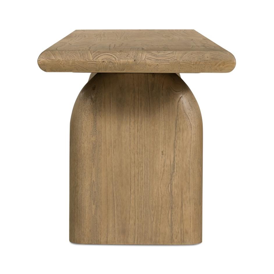 Sorrento 81" Dining Bench In Aged Drift by FOUR HANDS