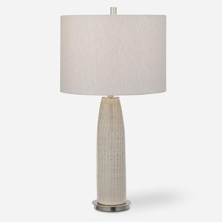 Delgado Light Gray Table Lamp by Uttermost