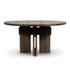 Railay Round Outdoor Dining Table-60" - Stained Toasted Brown-FSC by Four Hands
