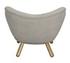 Valerie Chair with Wheat Fabric by Noir Furniture