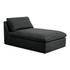 Miles Outdoor Chaise Speckled Charcoal by Moes Home