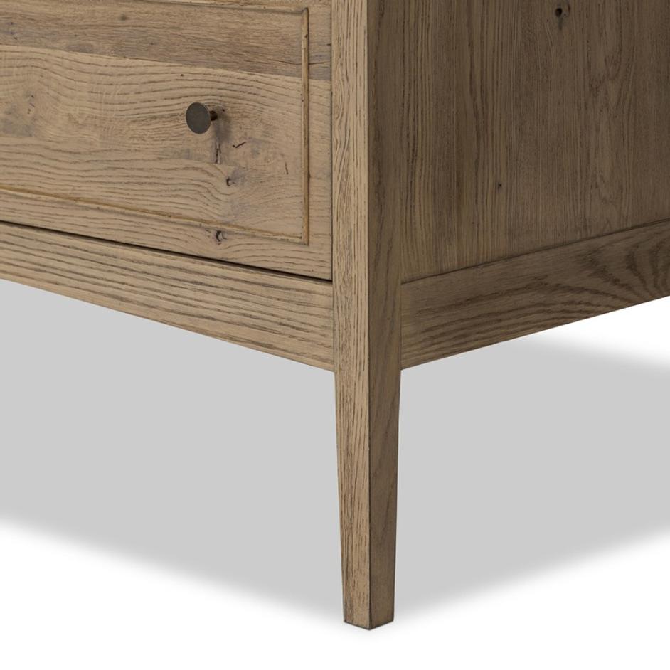 Maggie 6 Drawer Dresser - Aged Smoked Oak Resawn by Four Hands