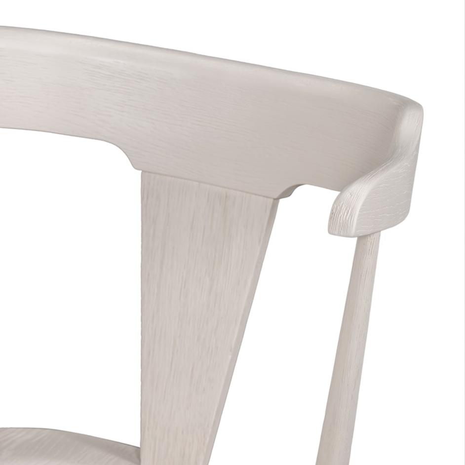 Ripley Dining Chair In Off White by FOUR HANDS