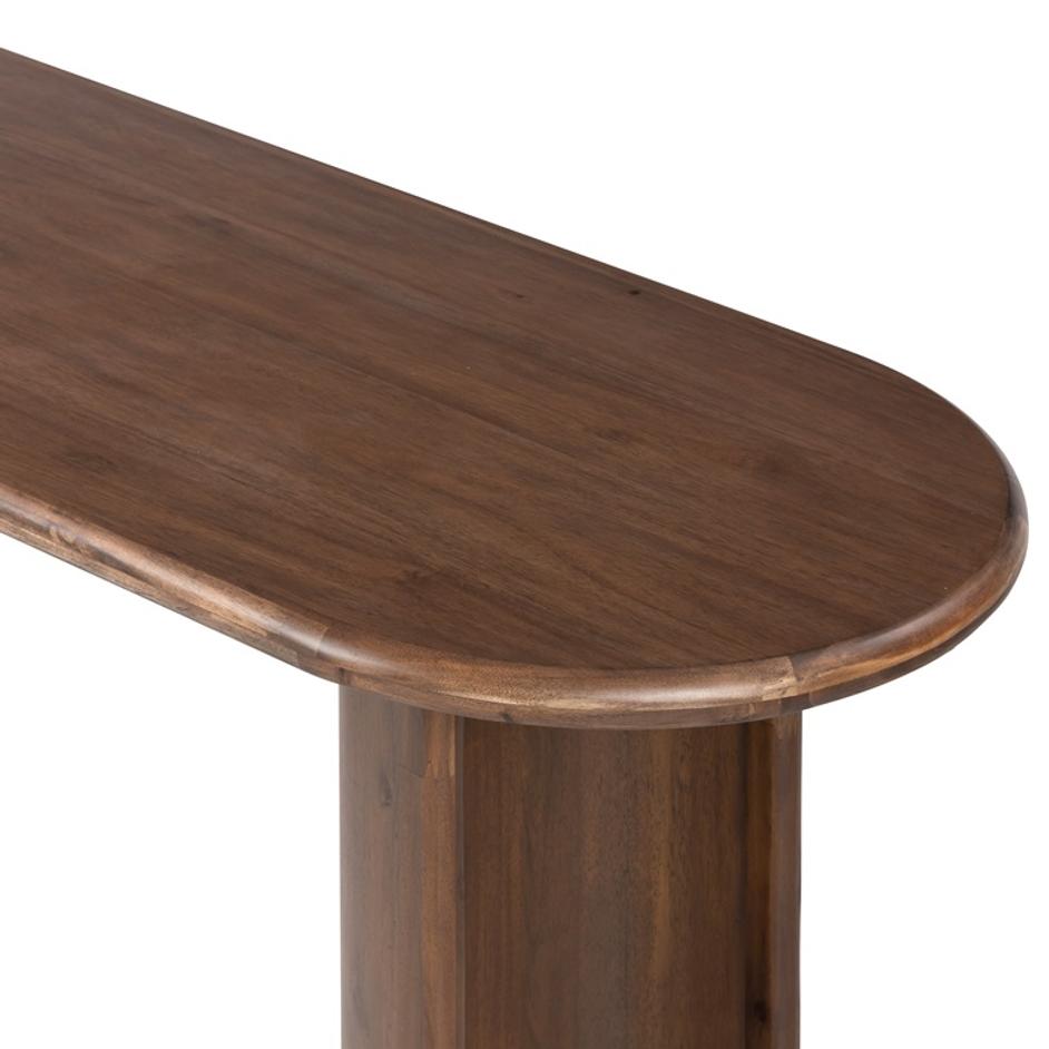 Paden Lrg Console Tbl In Seasoned Brown by FOUR HANDS