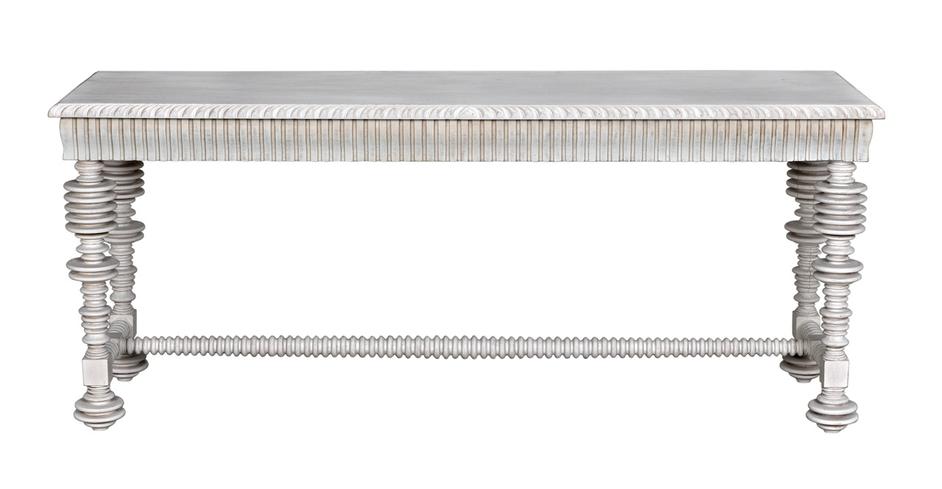 Portuguese Console, White Wash by Noir Furniture