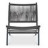 Palma Outdoor Lounge Chair Black by Moes Home