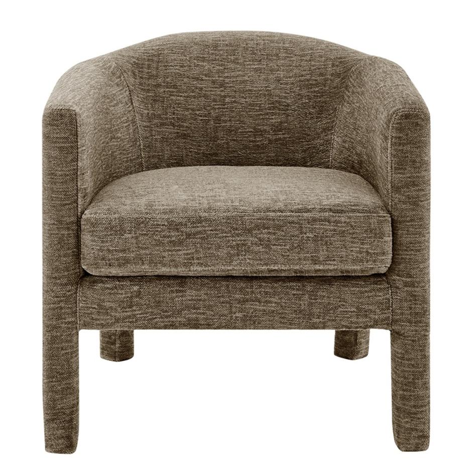 Jennifer Fabric Accent Arm Chair, Pasadena Taupe by New Pacific Direct