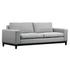 ELLIS condo Sofa - Pewter fabric / WALNUT legs by G Romano