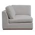 Rue Corner Chair Flecked Grey by Moes Home