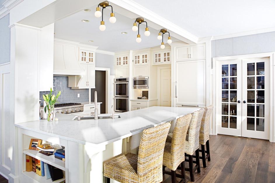 Neutra 3 Light Semi Flush Mount in Matte Black + Foundry Brass Finish by Z-Lite