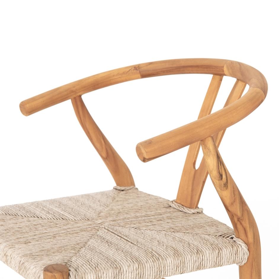 Muestra Bar Stool-Matte Sealed Teak by FOUR HANDS